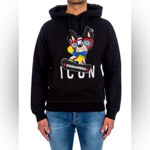 DSQUARED2 Cartoon print long-sleeved hoodie